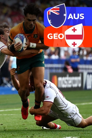New Zealand's David Havili evades a tackle from Namibia's Tiaan Swanepoel  during the Rugby World Cup 2023, Pool A match at the Stade de Toulouse,  France. Picture date: Friday September 15, 2023